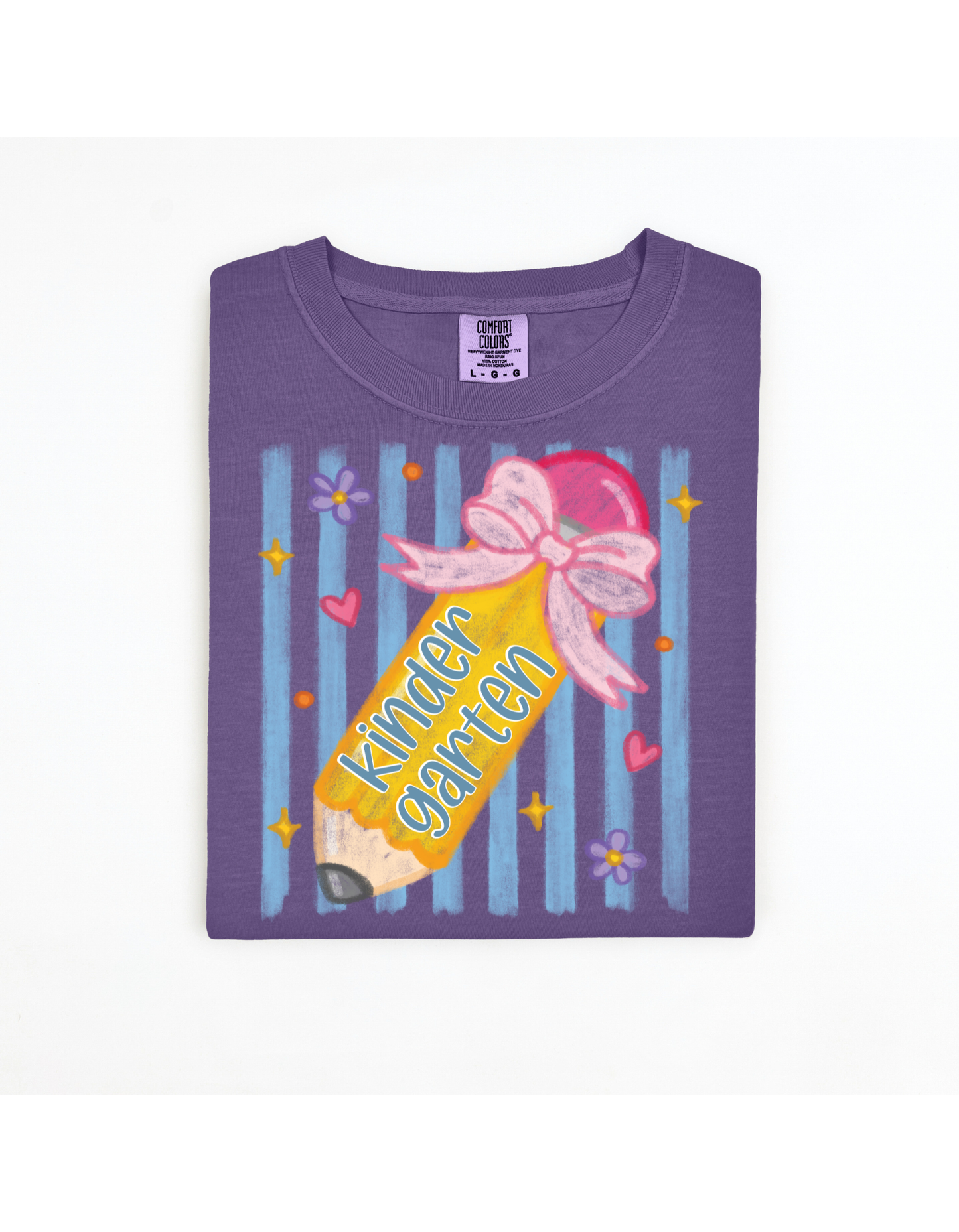 pencil with stripes grade level