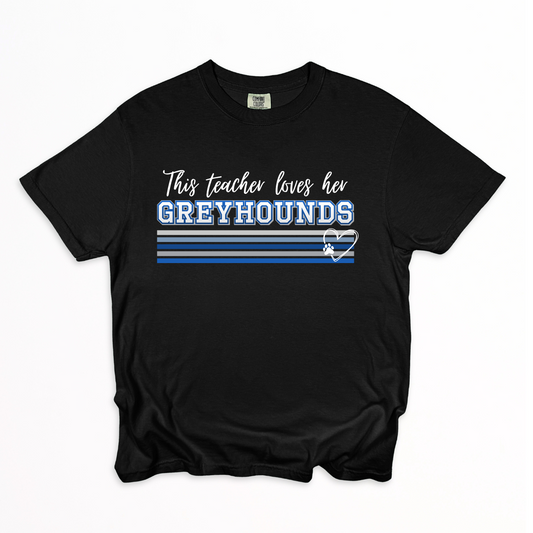 This teacher loves her Greyhounds