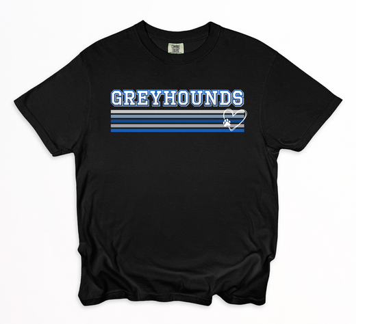 Greyhounds with stripes