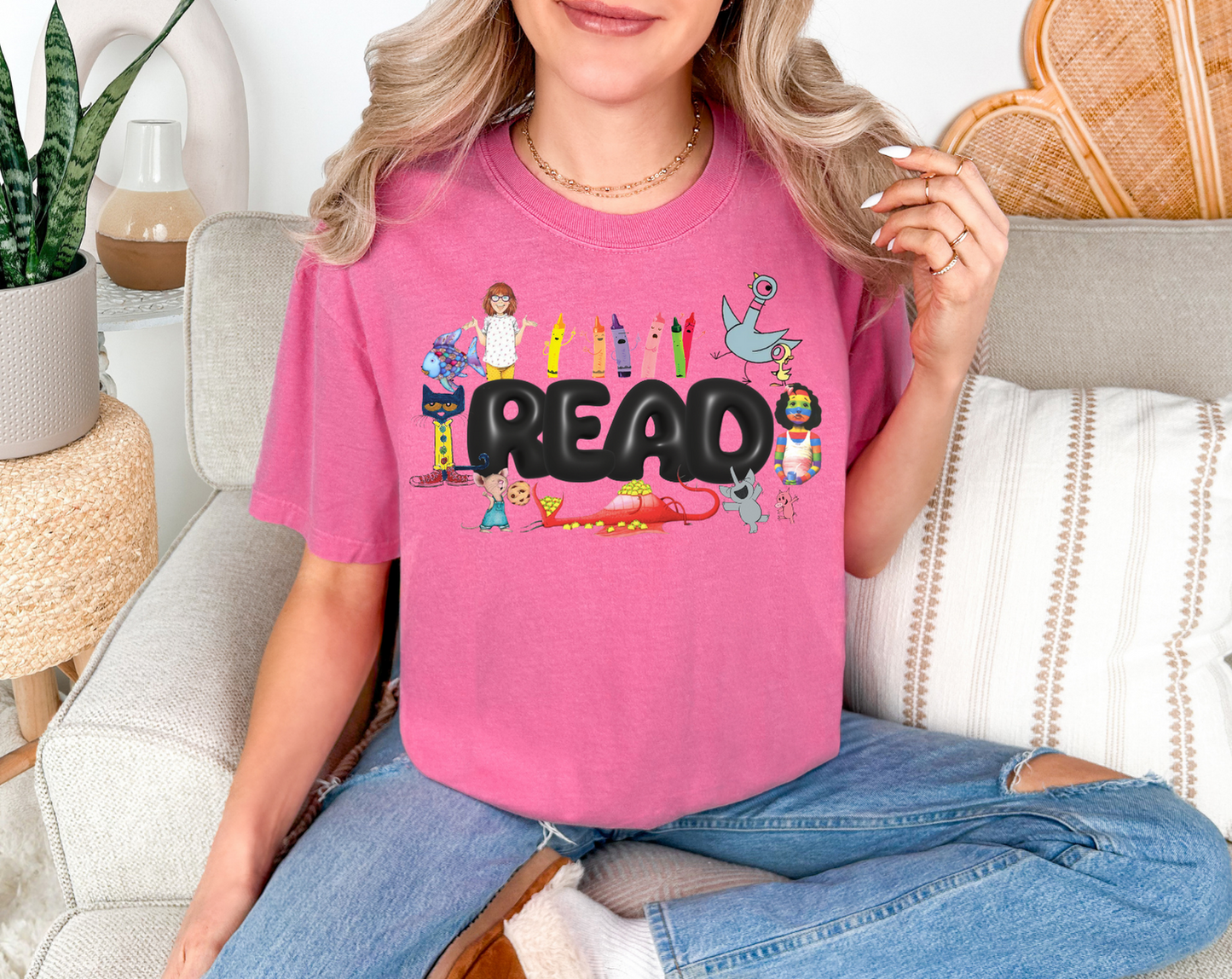 Read with book characters
