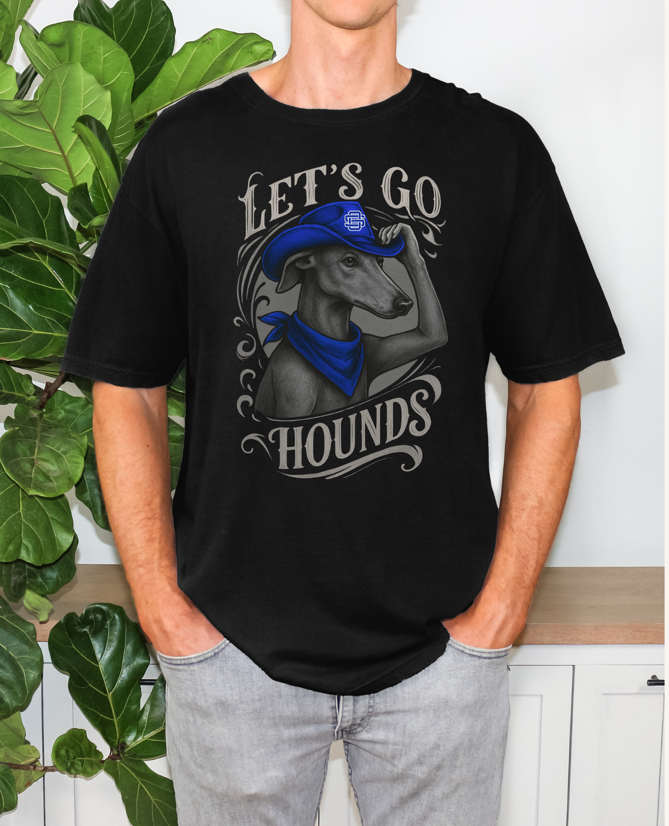 Homecoming - Let's go Hounds (black)