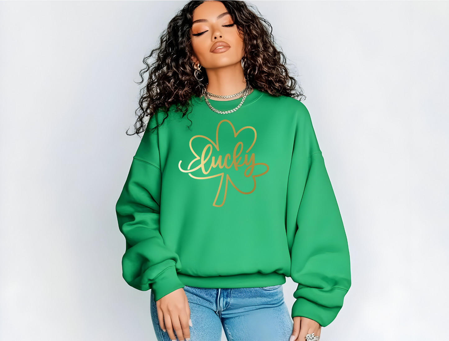 Golden lucky clover