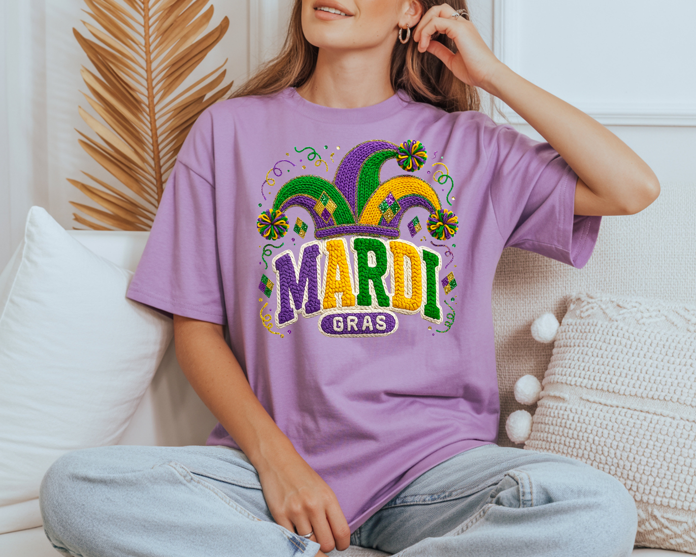 Mardi Gras with jester hat