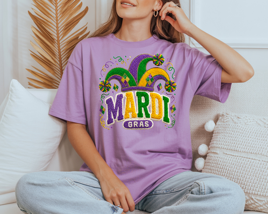 Mardi Gras with jester hat