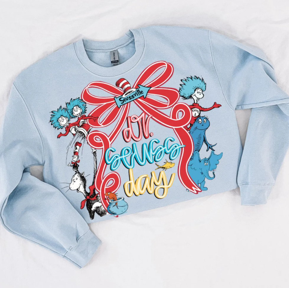 Dr Suess Day bow