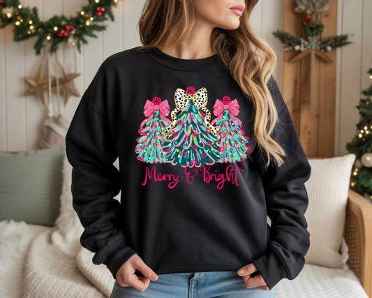 Merry and Bright with trees