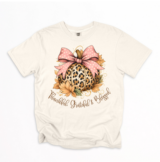 Thankful, grateful. blessed