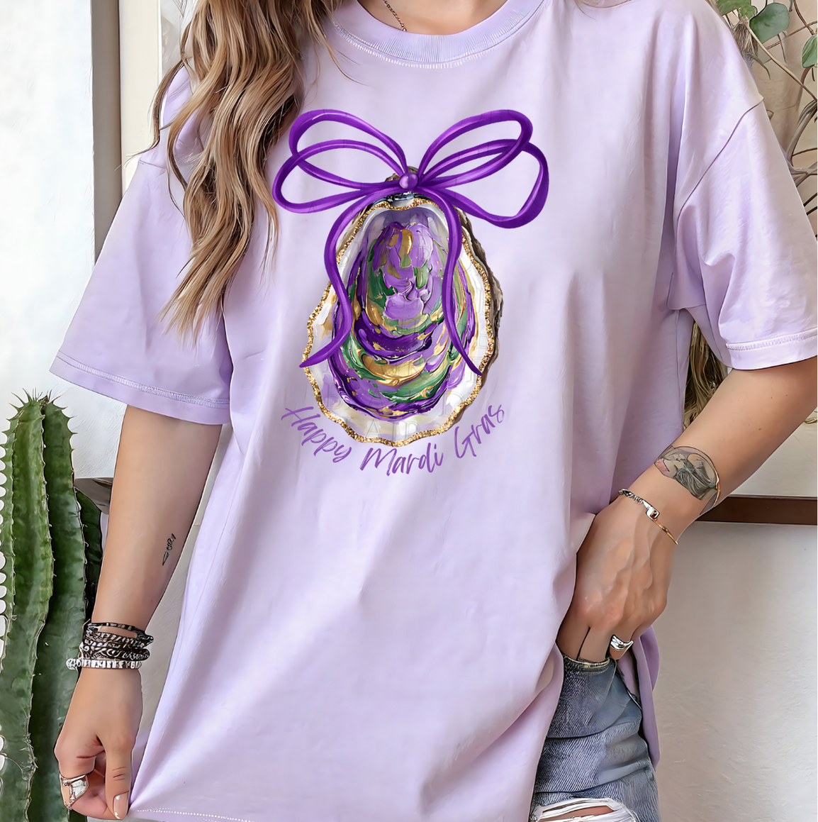 Happy Mardi Gras Oyster