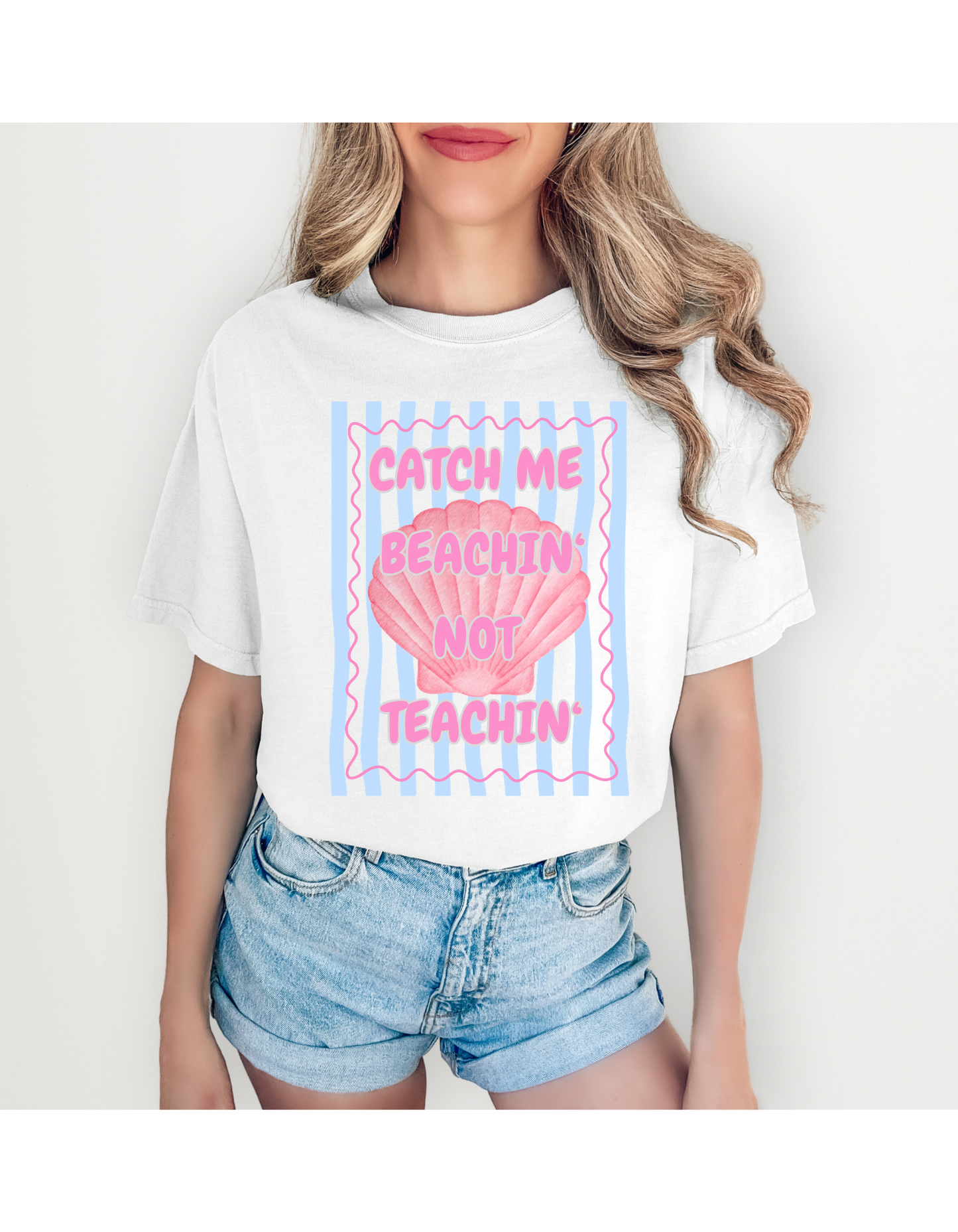 Catch me beachin not teachin