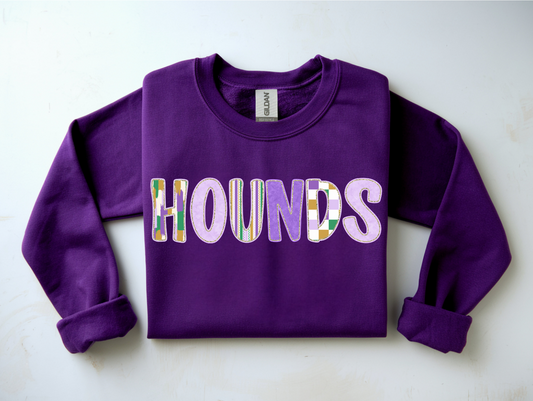 Hounds Mardi Gras version