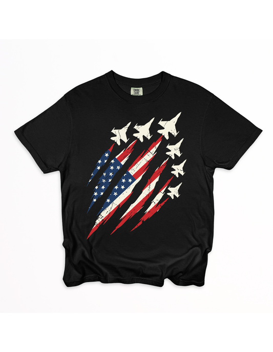 Fighter jet flag