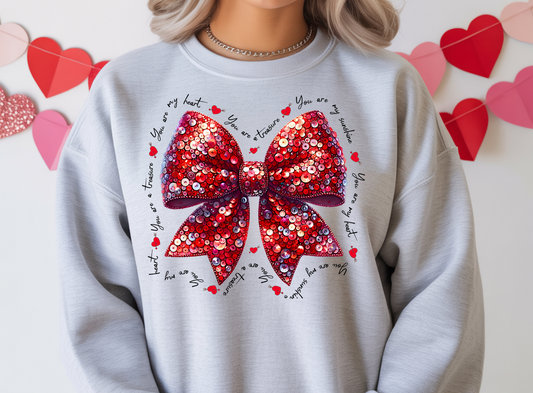 Sequin bow
