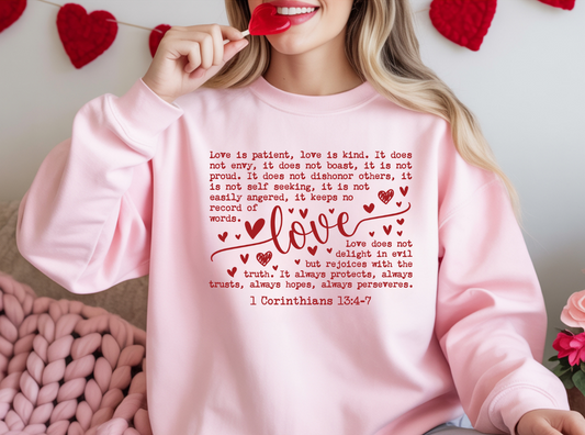 Love is patient