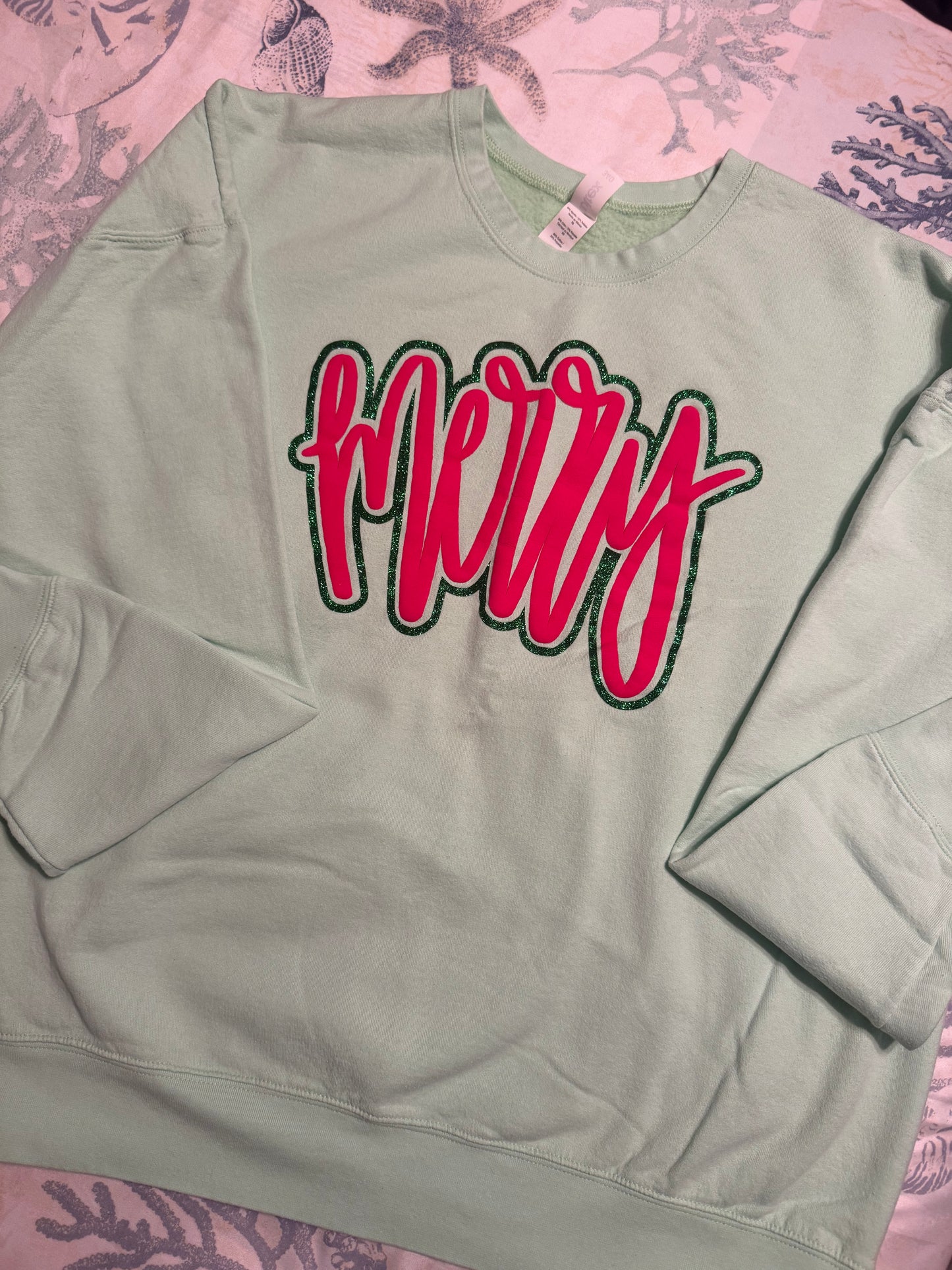 Merry puff sweatshirt