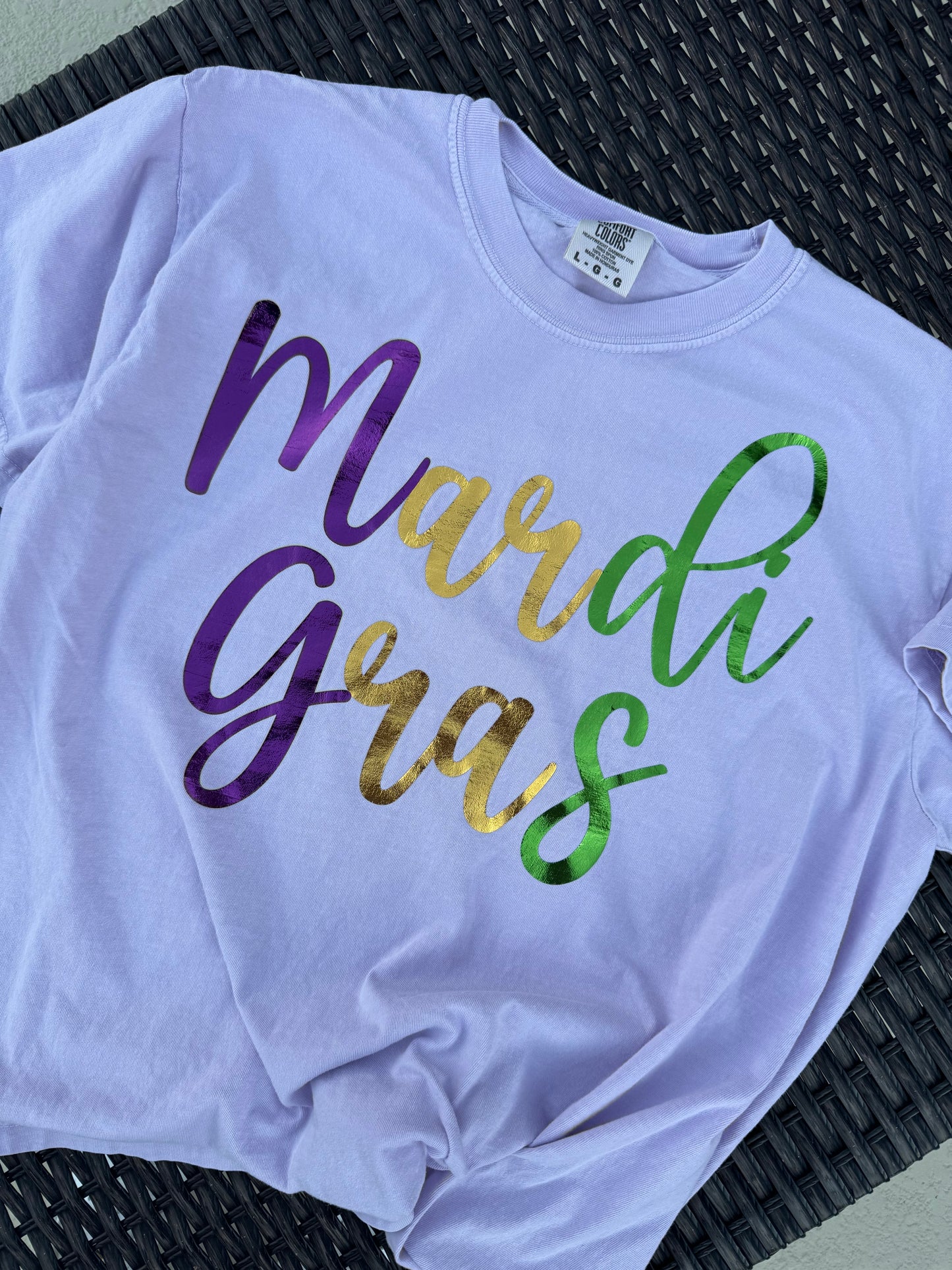 Mardi Gras metallic