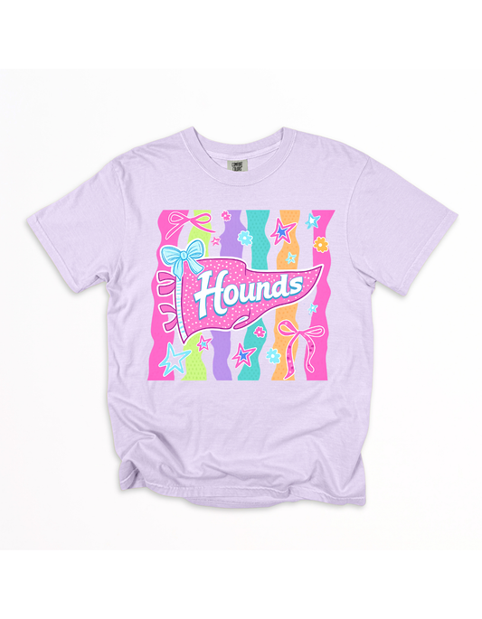 Colorful Hounds pennant