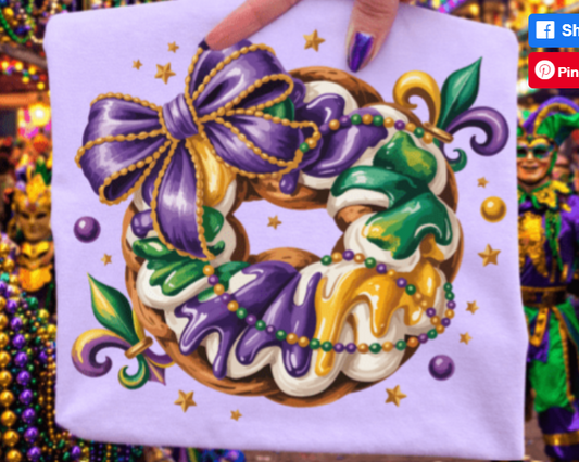brushstroke king cake