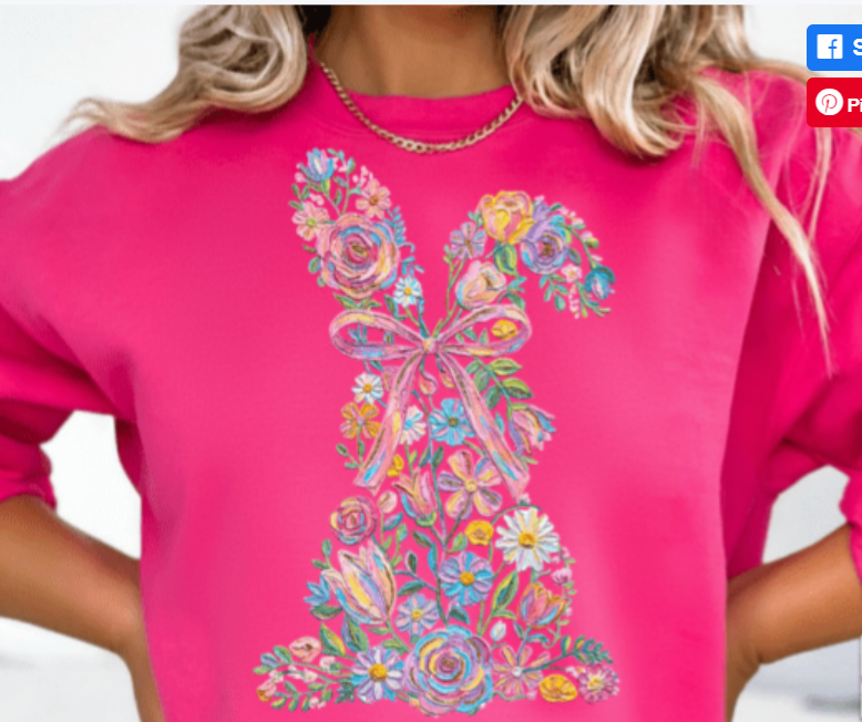 Easter bunny floral