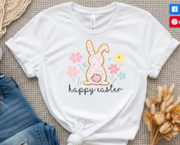 happy easter pastel