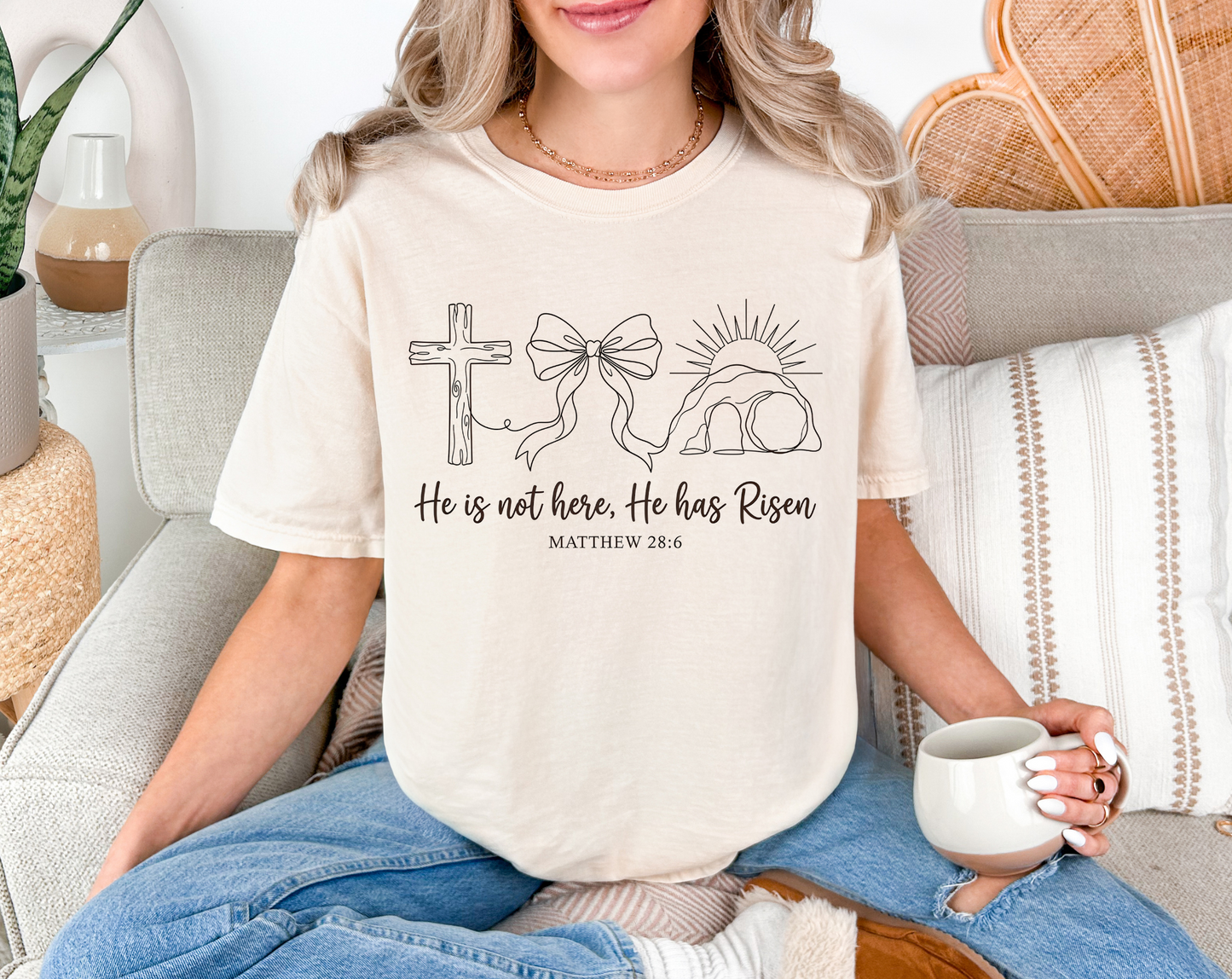 he is not here, he has risen