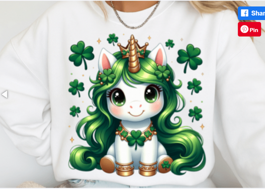 St Pat unicorn